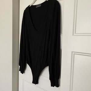 Vici Dolls Black Long Sleeve Bodysuit